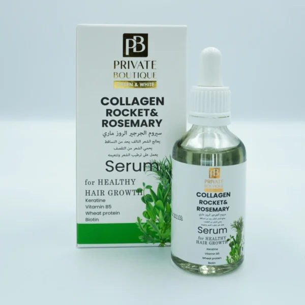Set of Collagen Rocket Rosemary Serum, Shampoo & Conditioner